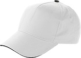 Cap with sandwich peakWhite