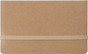 Card case with sticky tabsBrown