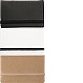 Card case with sticky tabsBrown
