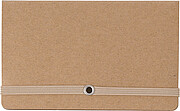 Card case with sticky tabsWhite