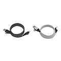 Charging and data transfer cable , silver