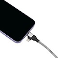 Charging and data transfer cable , silver