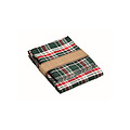 Chequer cotton tablecloth set