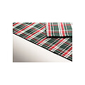 Chequer cotton tablecloth set