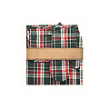 Chequered cotton kitchen set