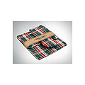 Chequered cotton kitchen set