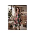 Chequered cotton kitchen set