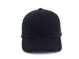 CHRIS six panel cap, black