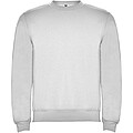 Clasica unisex crewneck sweater, ash white melange