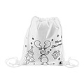 colouring Christmas drawstring bag