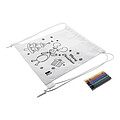 colouring Christmas drawstring bag