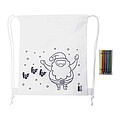 colouring Christmas drawstring bag