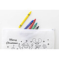 colouring Christmas pen case
