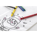 colouring Christmas stocking