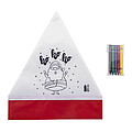 colouring Santa hat