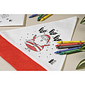 colouring Santa hat