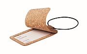 Cork luggage tag
