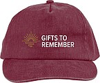 Cotton (240 gsm) cap, burgundy