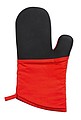 Cotton oven glove, red