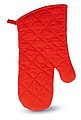 Cotton oven glove, red