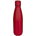 Cove 750 ml RCS recycled single wall stainless steel water bottle, red