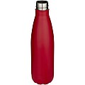 Cove 750 ml RCS recycled single wall stainless steel water bottle, red