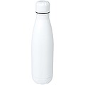 Cove 750 ml RCS recycled single wall stainless steel water bottle, white