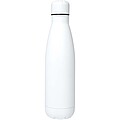Cove 750 ml RCS recycled single wall stainless steel water bottle, white