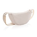Crescent AWARE™ RPET half moon sling bag, beige