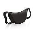Crescent AWARE™ RPET half moon sling bag, black