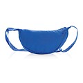 Crescent AWARE™ RPET half moon sling bag, royal blue