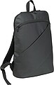 CrisMa backpack with slanted zip, black