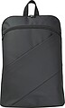 CrisMa backpack with slanted zip, black
