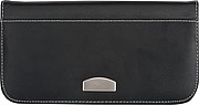 CrisMa leather travelwallet, black