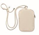Cross body smartphone bag, beige