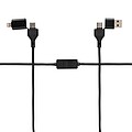 Datalock RCS recycled 60W hacking protection cable, black