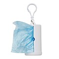 Dog waste bag dispenser, white