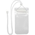 Dombay waterproof phone pouch size L, white