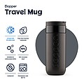 Dopper Travel Mug 400 ml, blazing black