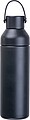 Double-opening insulated bottle, 480 ml, black