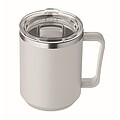 Double wall mug 400ml, grey