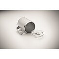 Double wall mug 400ml, grey