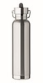 Double wall vacuum insulating bottle