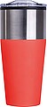 Double walled tumbler, 600 ml, red