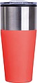 Double walled tumbler, 600 ml, red