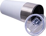 Double walled tumbler, 600 ml, white