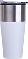 Double walled tumbler, 600 ml, white