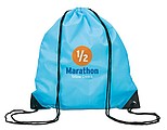 Drawstring backpack, turquoise