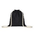 Drawstring bag, black