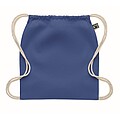 Drawstring bag Fairtrade 180gr, royal blue